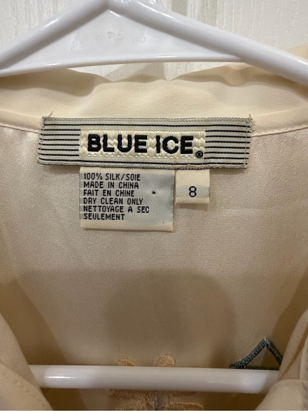 Blue Ice Cream Embroidered Short-Sleeve Blouse - Picture 3 of 3